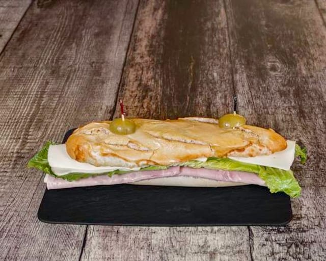 Sandwich Miga Ham & Cheese Half Dozen.